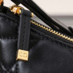 Christian Dior Miss Caro Mini Hobo Shoulder Bag Black